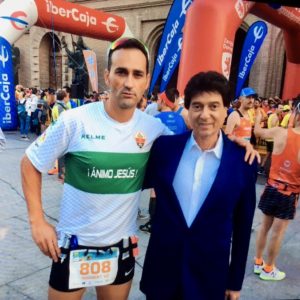 nos informa de la noticia de su enfermedad, el 25 de septiembre de ese año, pasamos juntos el fin de semana con motivo de la maratón y en febrero de 2017, esa terrible enfermedad pone fin a su vida. Fue un Honor conocerte. nos informa de la noticia de su enfermedad, el 25 de septiembre de ese año, pasamos juntos el fin de semana con motivo de la maratón y en febrero de 2017, esa terrible enfermedad pone fin a su vida. Fue un Honor conocerte.